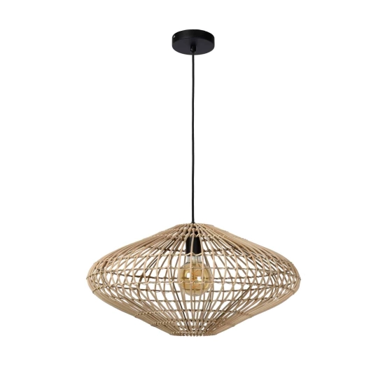 Lampa wisząca MAGALI Ø 56 cm 1xE27 Light wood 03435/56/72 Lucide - zdjęcie dodatkowe 1